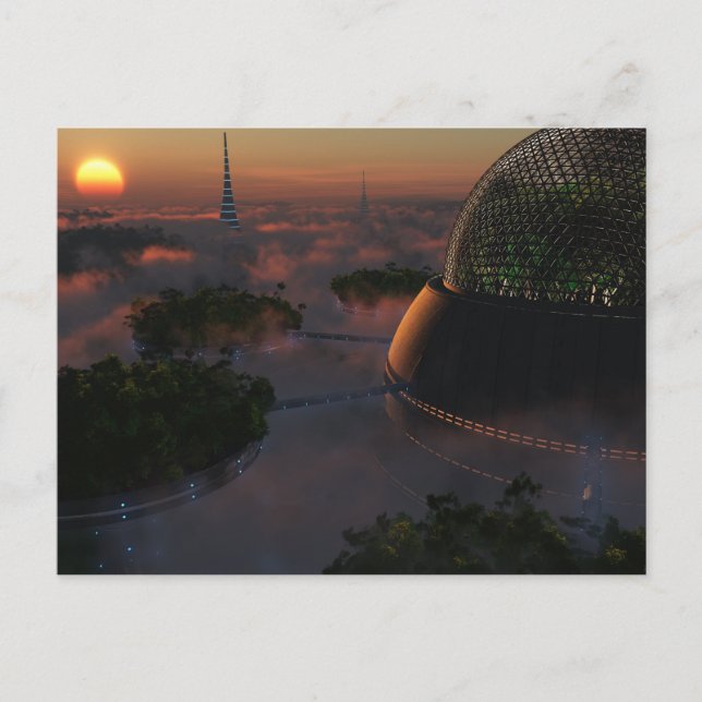 Biodomvykort Vykort (Framsida)