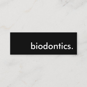 biodontik. mini visitkort