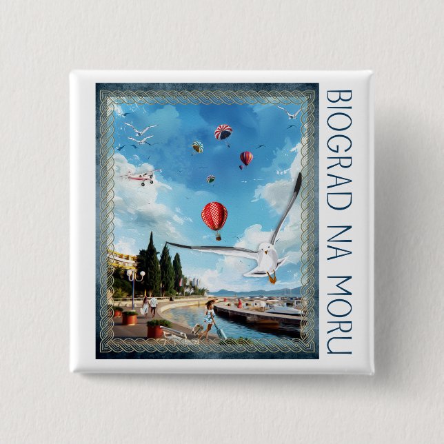 Biograd na moru 4 knapp (Framsida)