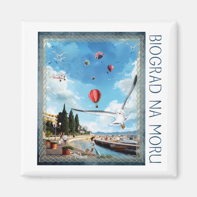 Biograd na moru 4 magnet (Framsidan)