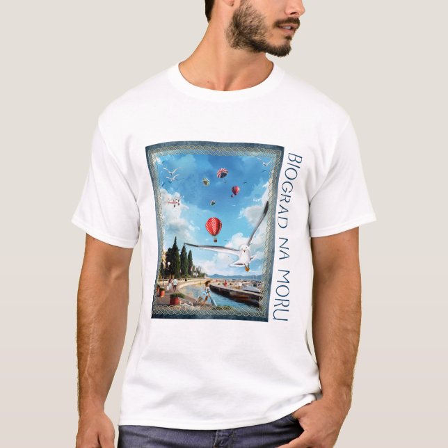 Biograd na moru 4 t shirt (Framsida)