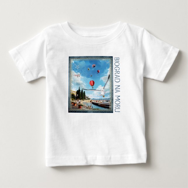 Biograd na moru 4 t shirt (Framsida)