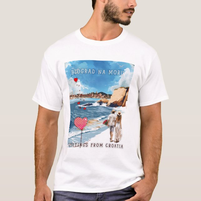 Biograd na moru 5 t shirt (Framsida)
