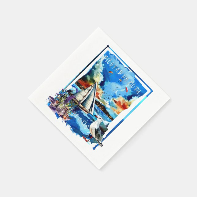 Biograd na Moru Pappersservett (Hörn)