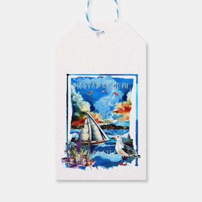 Biograd na Moru Presentetikett (Baksidan)