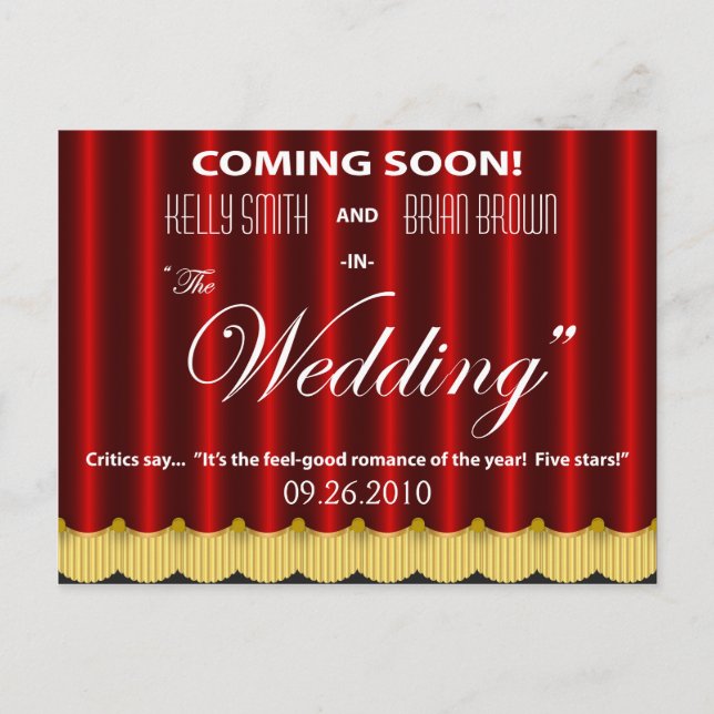 Biograf ladda spar datum postkort meddelande vykort (Framsida)