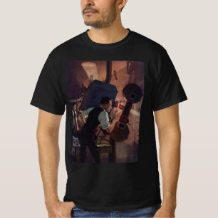 Biografmaskinist, Vintage Företag T Shirt