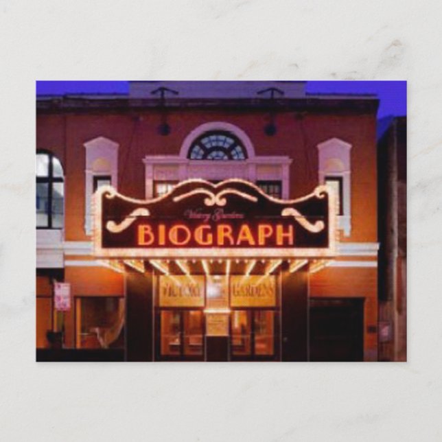 Biograph Theater Vykort (Framsida)
