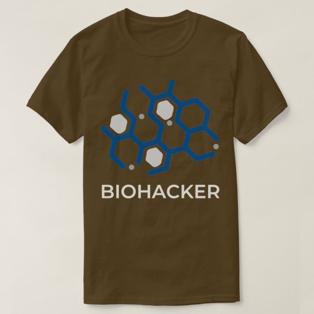 Biohacker Hack din biologiska molekyl T Shirt (Design framsida)