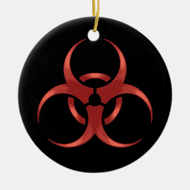Biohazard 1 julgransprydnad keramik (Framsidan)