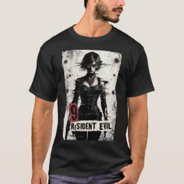 Biohazard Agent: Glitched Horror Heroine T Shirt