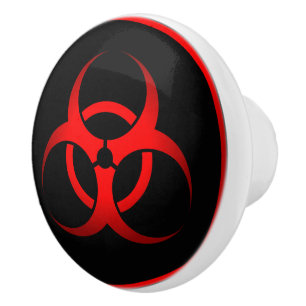 Biohazard Ceramic Knob Knopp