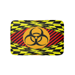 Biohazard Design av Kenneth Yoncich Badrumsmatta