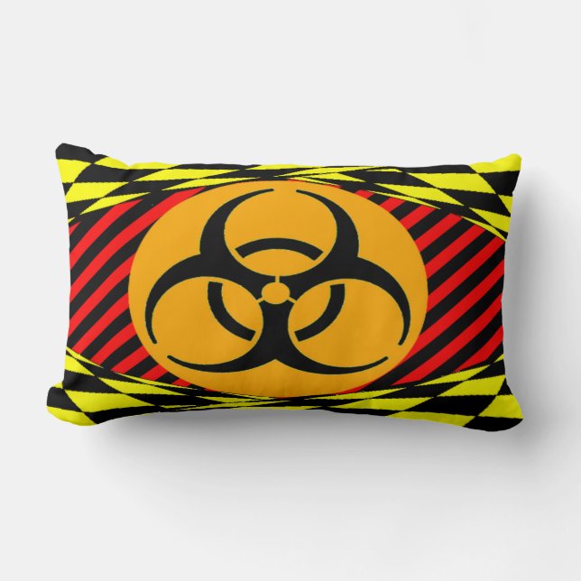 Biohazard Design av Kenneth Yoncich Lumbarkudde (Framsida)