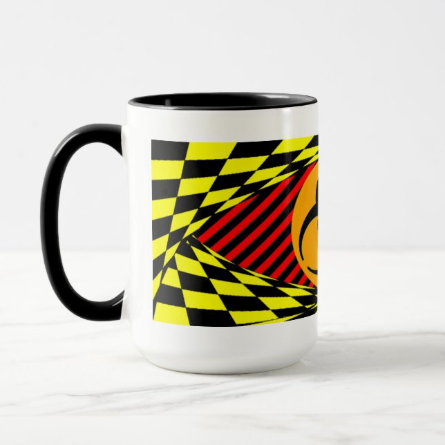 Biohazard Design av Kenneth Yoncich Mugg (Vänster)