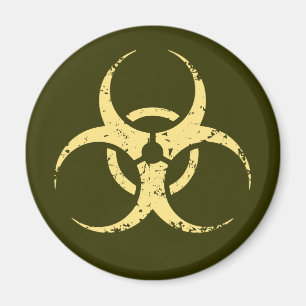 Biohazard - dist - gult magnet