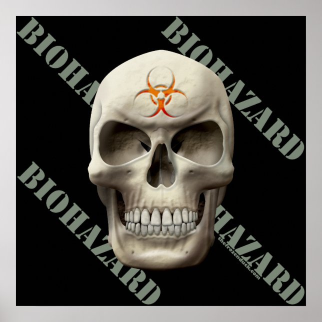 Biohazard Evil Skull Poster (Framsidan)