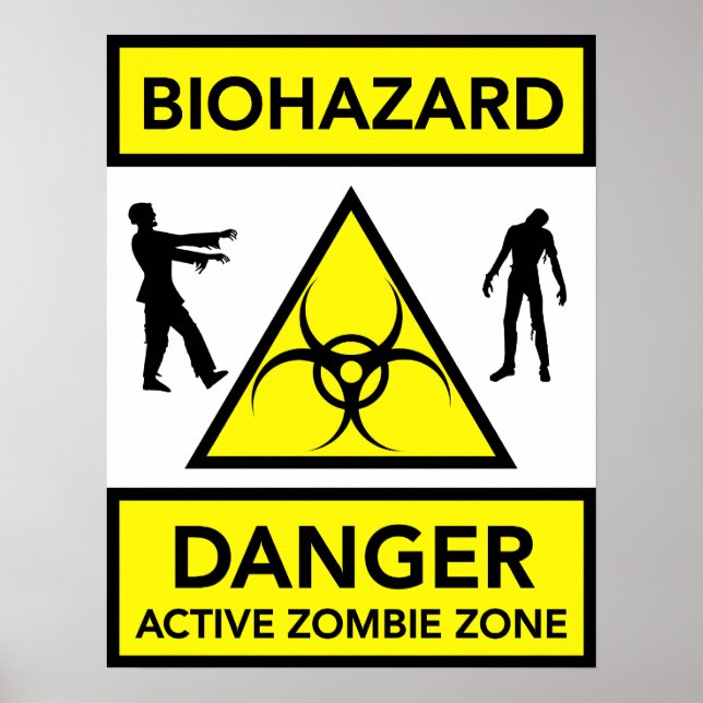 Biohazard Fara Active Zombie Zon poster (Framsidan)