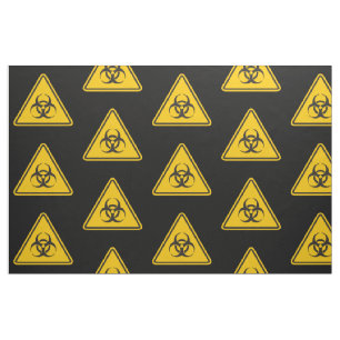 Biohazard Icon Mönster Tyg