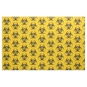 Biohazard Icon Mönster Tyg