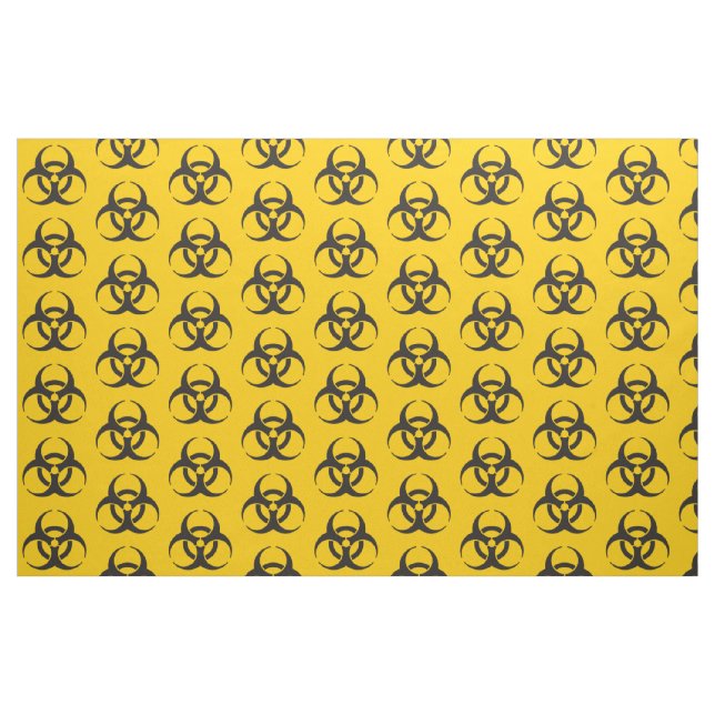 Biohazard Icon Mönster Tyg (Yard)