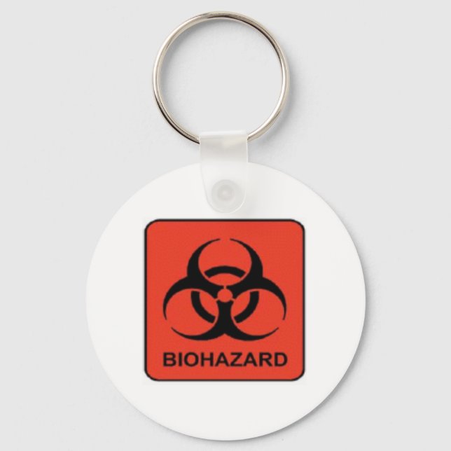 Biohazard_keychain Nyckelring (Framsida)