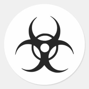 Biohazard Runt Klistermärke