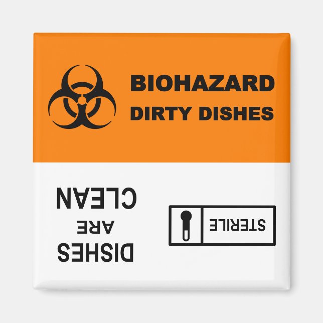 Biohazard Sterle Dishwasher Magnet (Framsidan)