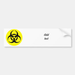 BioHazard-symbol Bildekal