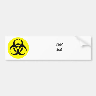 BioHazard-symbol Bildekal