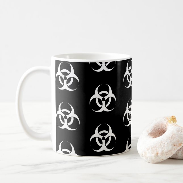 Biohazard Symbol Kaffemugg (Med munk)