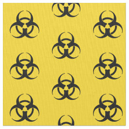 Biohazard Symbol Mönster Fabric Tyg