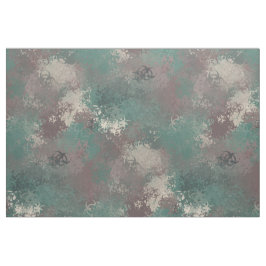 Biohazard symbol Woodland Camo Fabric Tyg