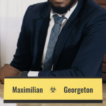 Biohazard Symbols - Black on a Gult Background