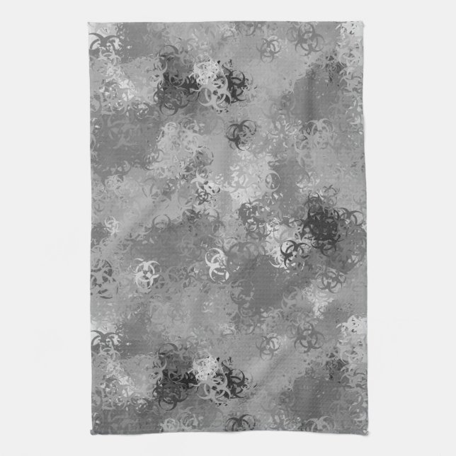 Biohazard Urban Camo Towel Kökshandduk (Vertikal)