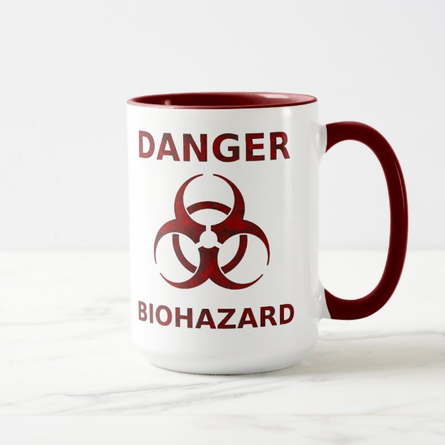Biohazard Warning Mugg (Höger)