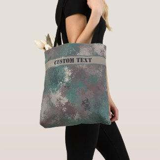 Biohazard Woodland Camo Tote Bag w/ Text Tygkasse