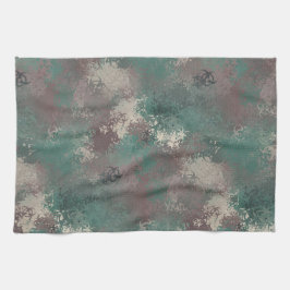 Biohazard Woodland Camo Towel Kökshandduk