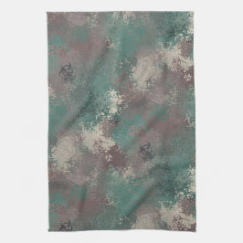 Biohazard Woodland Camo Towel Kökshandduk
