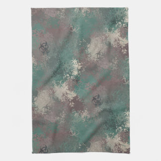 Biohazard Woodland Camo Towel Kökshandduk