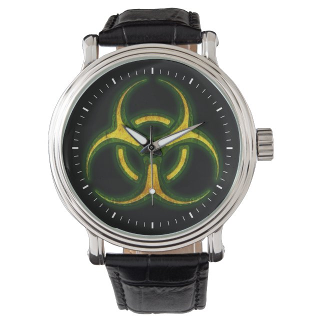 Biohazard Zombie Warning Armbandsur (Framsida)