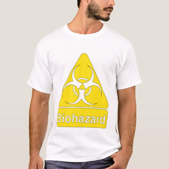 biohazarddräkt tee shirt (Framsida)