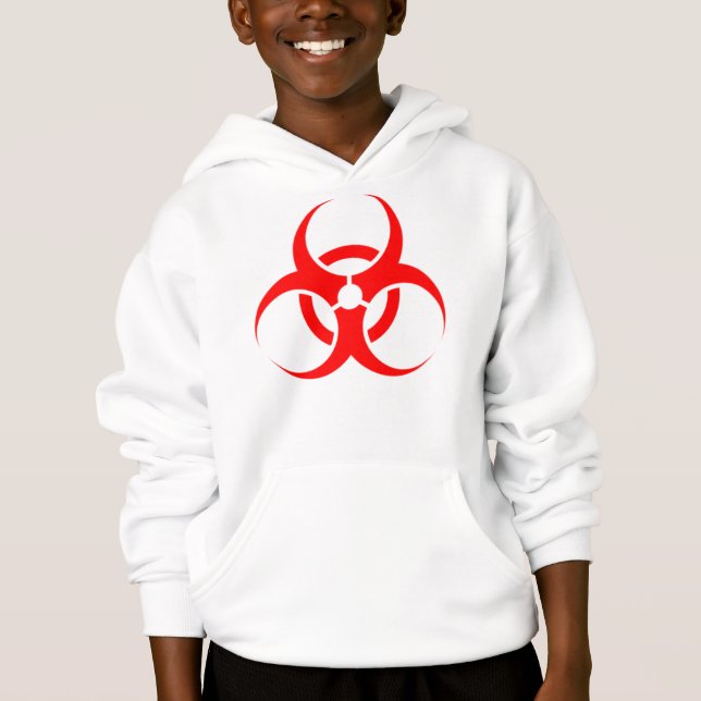 biohazardhoodie tröja (Framsida)