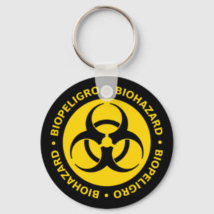 Biohazardvarning Nyckelring