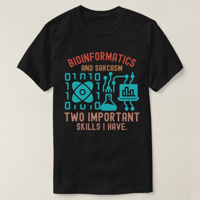 Bioinformatik-citat, Bioinformatik-ordstäv5 T Shirt (Design framsida)