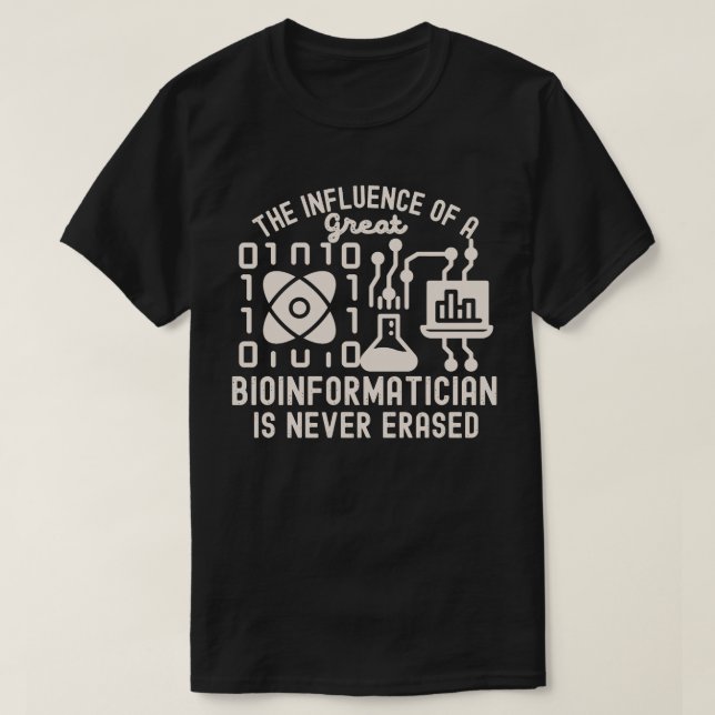 Bioinformatikforskare, Bioinformatikcitat9 T Shirt (Design framsida)