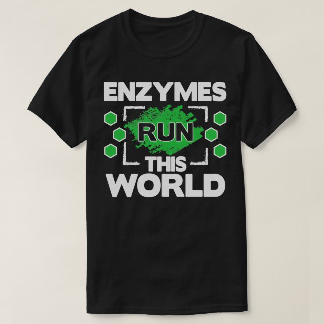Biokemi Biochemist Biology Biolog Enzymes T Shirt (Design framsida)