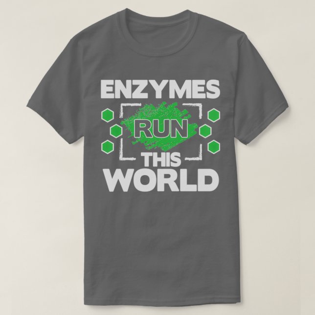 Biokemi Biochemist Biology Biolog Enzymes T Shirt (Design framsida)