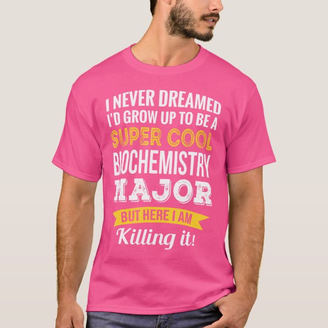 Biokemi huvudämne Roligt T Shirt (Framsida)