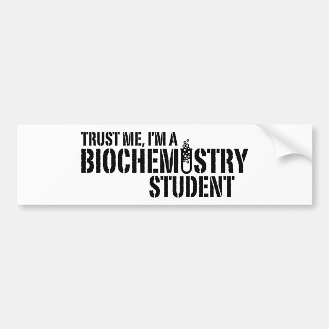 Biokemi Student Bildekal (Framsidan)